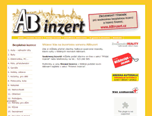 Tablet Screenshot of abinzert.cz